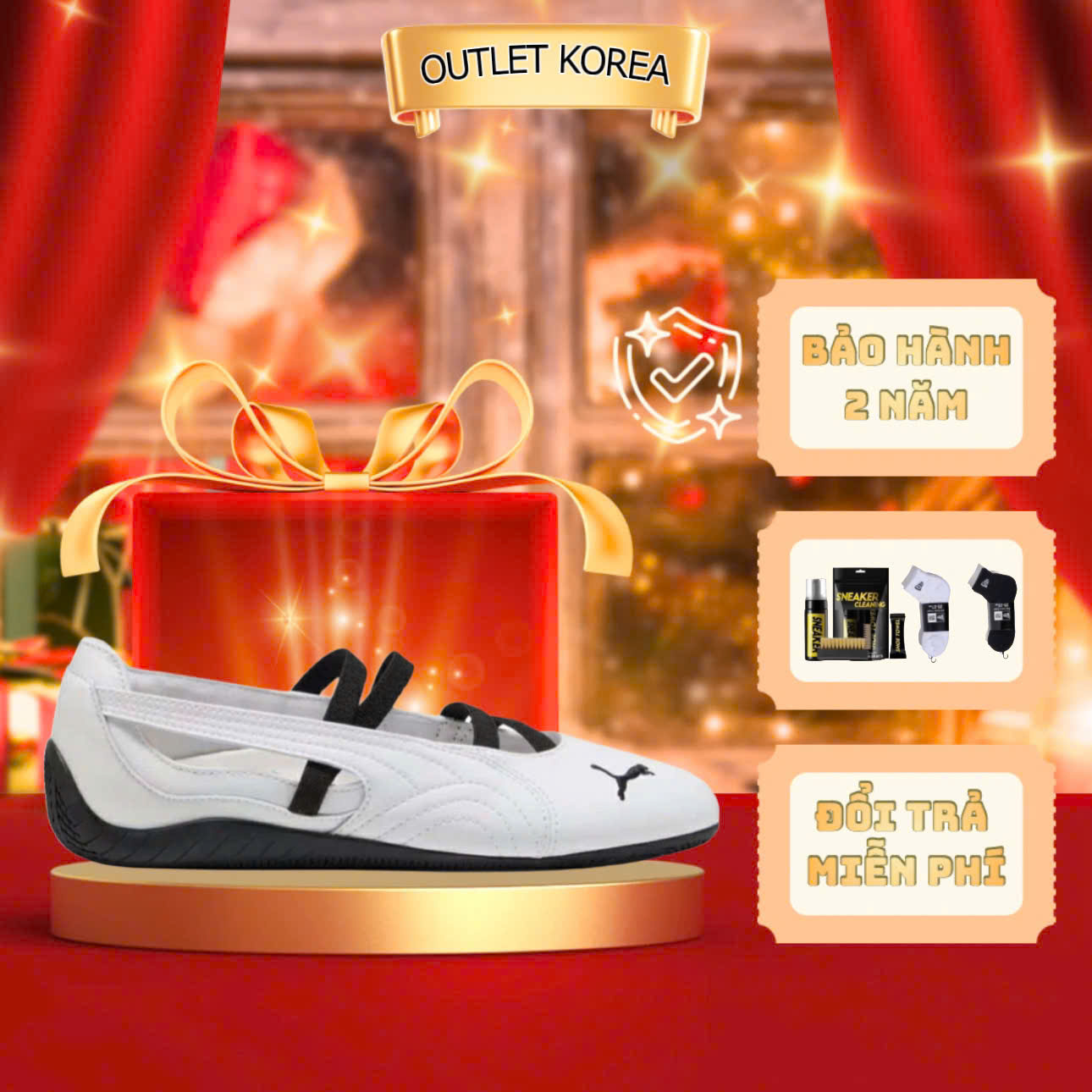 PUM.A ballet White chính hãng