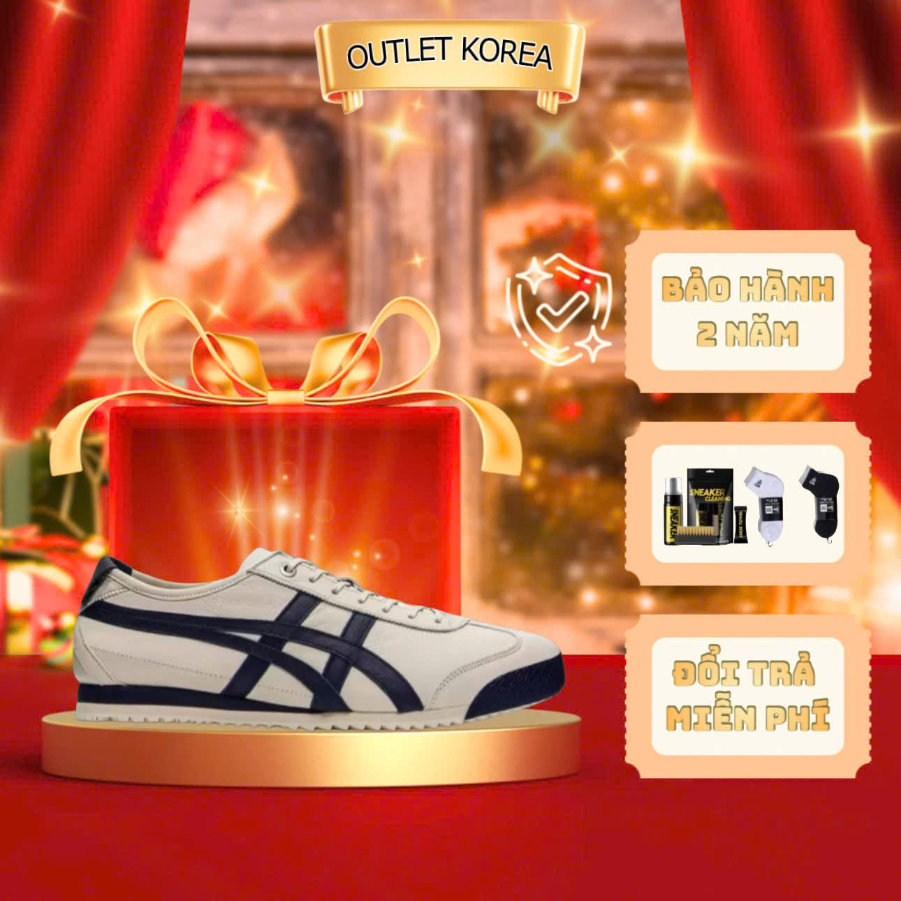 Giày Tiger Mxc66 SD Birch/Peacoat Chính Hãng
